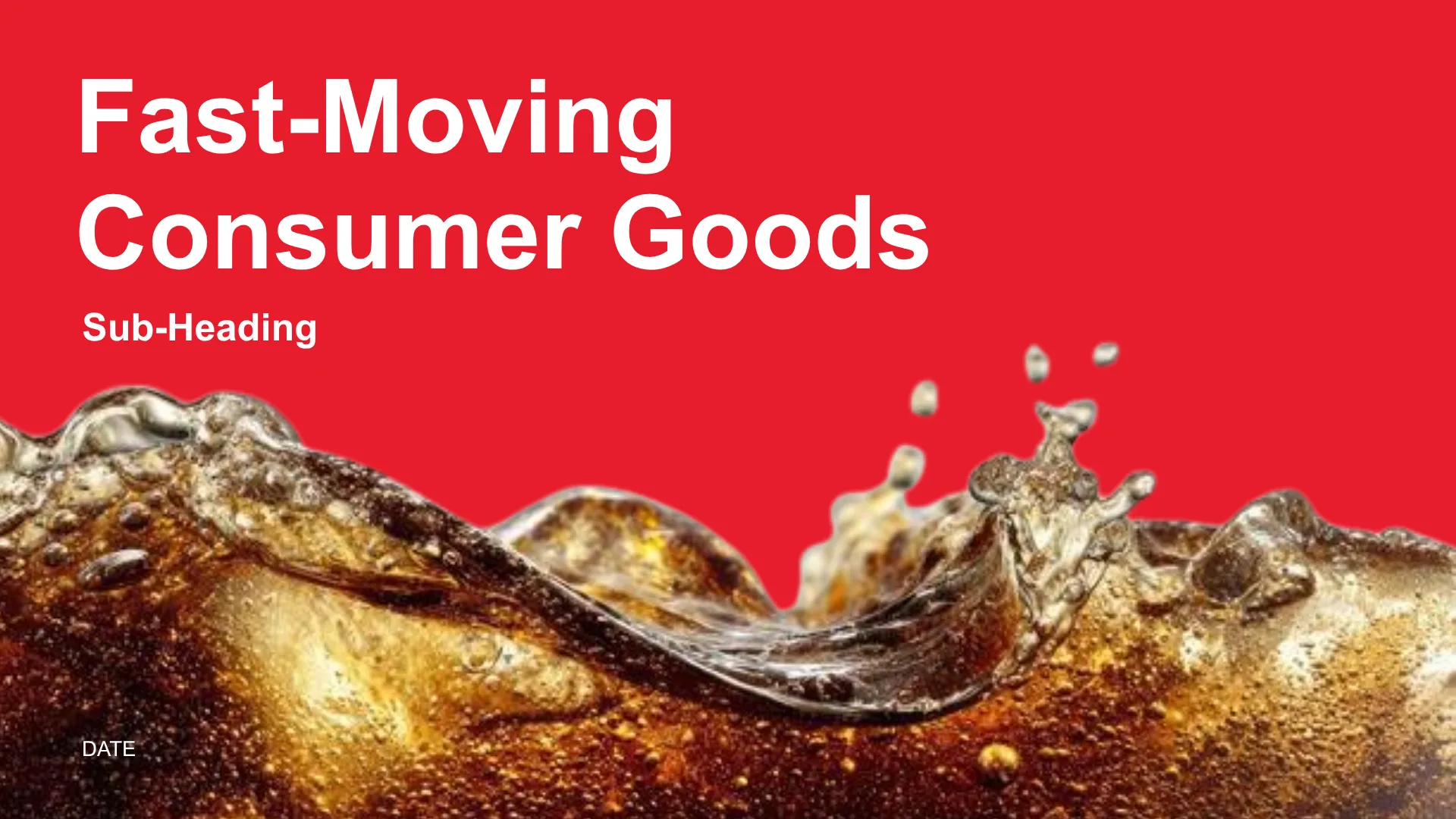 FMCG & CONSUMER BRANDS slide 1