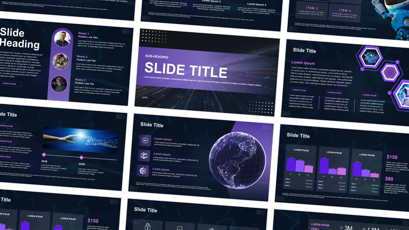 Technology & Innovation Presentations — PowerPoint presentation design by Cherrylyn Ilumin